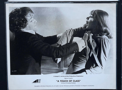 A Touch of Class 1973 Movie Stills (Set of 4) Black & White Cinema Memorabilia