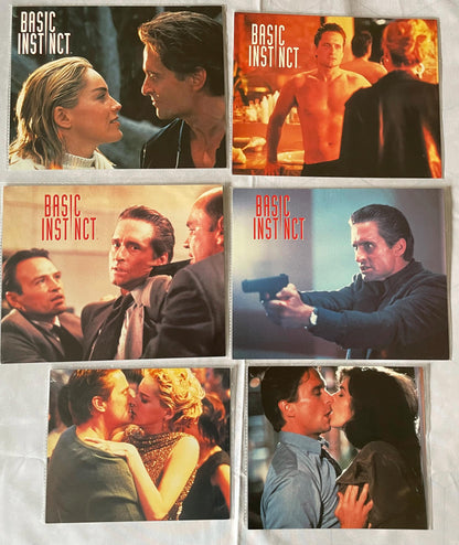 Basic Instinct (1992) Original Lobby Cards - Set of 6
