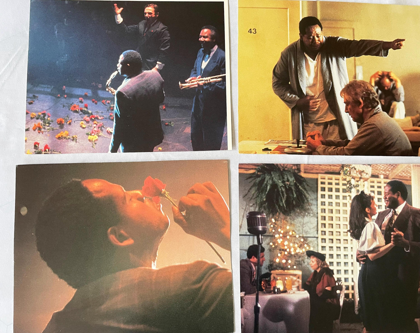 BIRD with Forest Whitaker (1988) Original Lobby Cards x 8 + Free Shipping UK