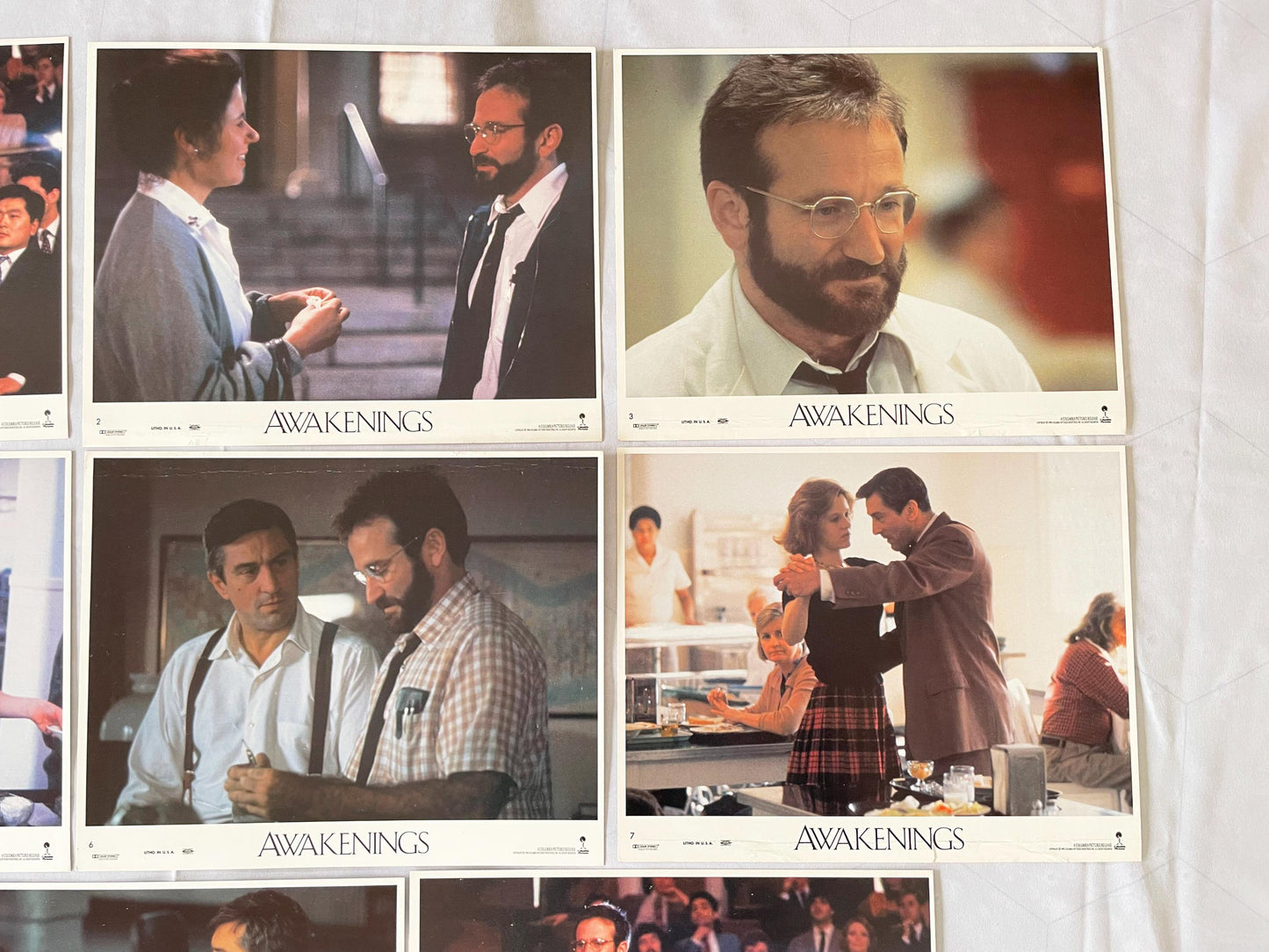 Awakenings (1990) Original Lobby Card Set, Robin Williams, De Niro