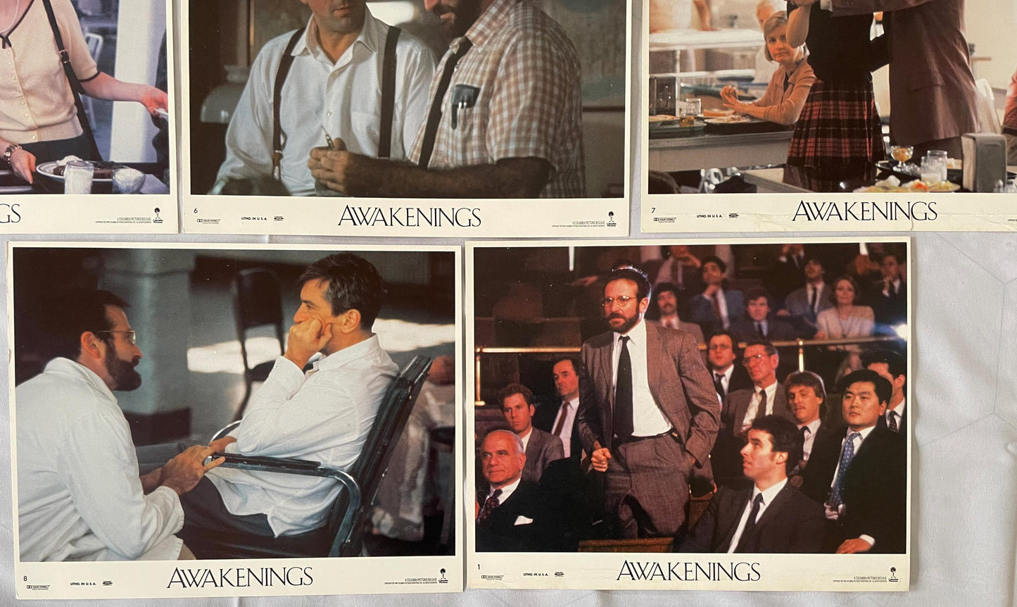 Awakenings (1990) Original Lobby Card Set, Robin Williams, De Niro