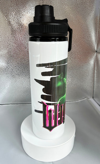 Wicked Style 850ml Sports Water Bottle with Screw Top Smart Lid