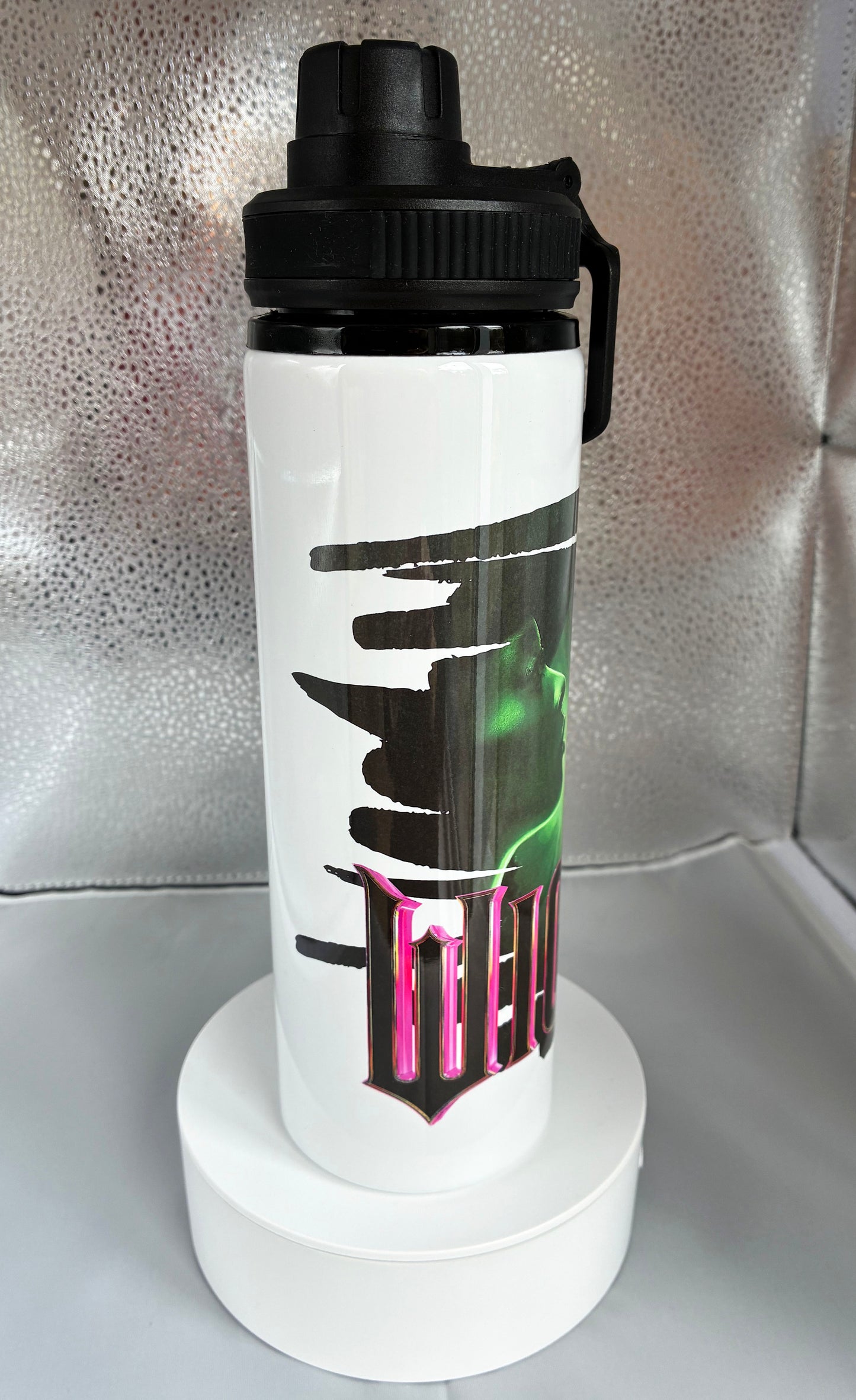 Wicked Style 850ml Sports Water Bottle with Screw Top Smart Lid
