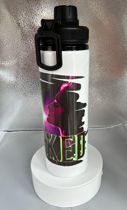 Wicked Style 850ml Sports Water Bottle with Screw Top Smart Lid