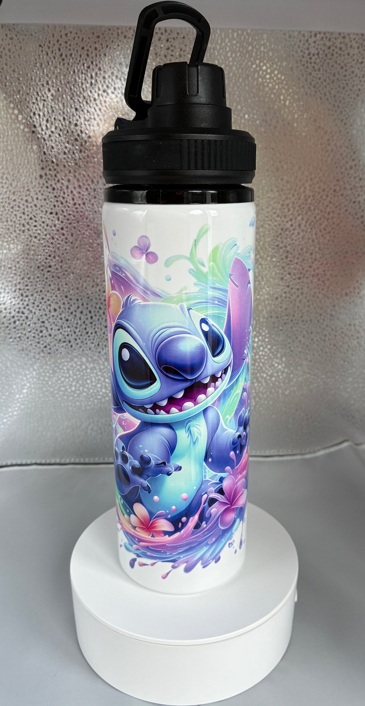 Stitch character Style 850ml Sports Water Bottle with Screw Top Smart Lid