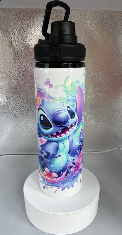 Stitch character Style 850ml Sports Water Bottle with Screw Top Smart Lid
