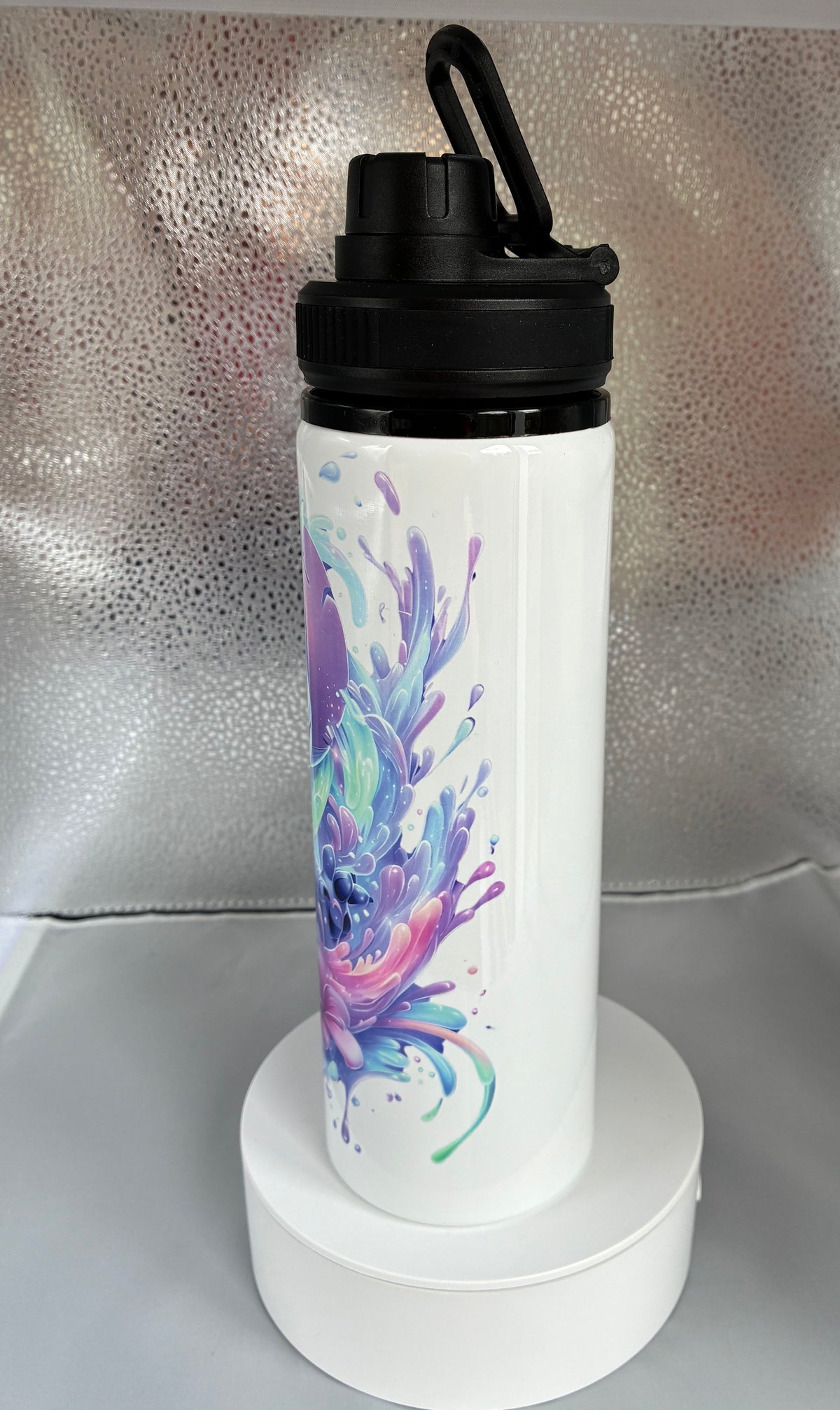 Stitch character Style 850ml Sports Water Bottle with Screw Top Smart Lid