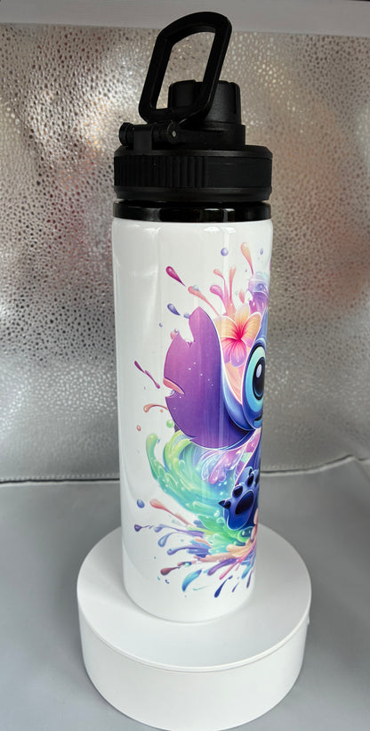 Stitch character Style 850ml Sports Water Bottle with Screw Top Smart Lid