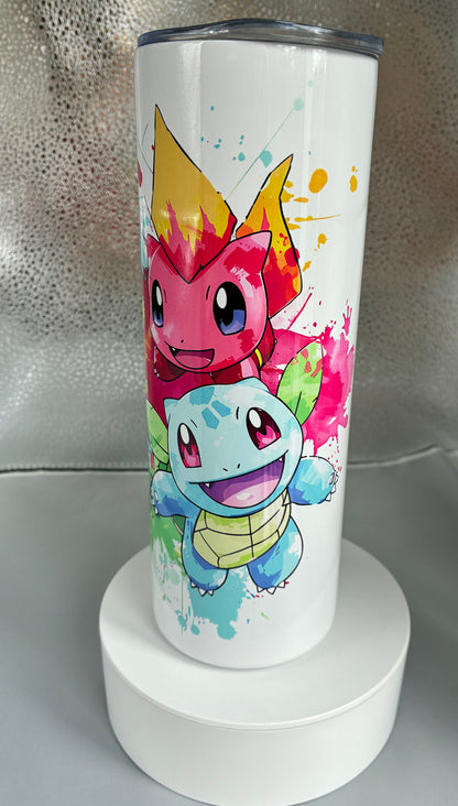 Pokemon Style 20oz Stainless Steel insulated Tumbler/Travel mug