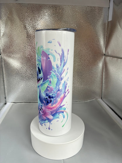 Stitch character Style 20oz Stainless Steel insulated Tumbler/Travel mug