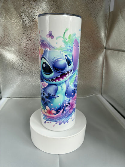 Stitch character Style 20oz Stainless Steel insulated Tumbler/Travel mug