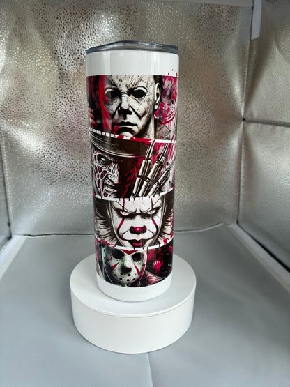 Horror characters Style 20oz Stainless Steel insulated Tumbler/Travel mug