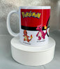 Pokemon Charmander, Charmeleon, Charizard & Mega Charizard 11oz Coffee Mug