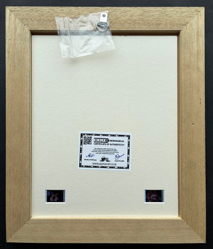 ELVIS PRESLEY Original 35mm Film Cells set within Quality Wood Frame + COA