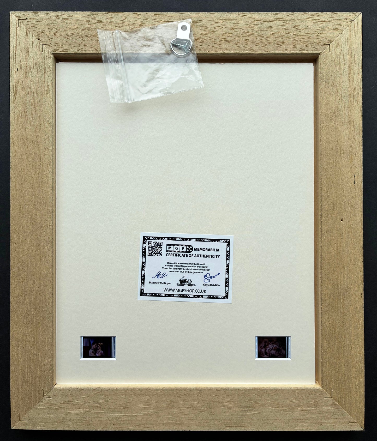 ELVIS PRESLEY Original 35mm Film Cells set within Quality Wood Frame + COA