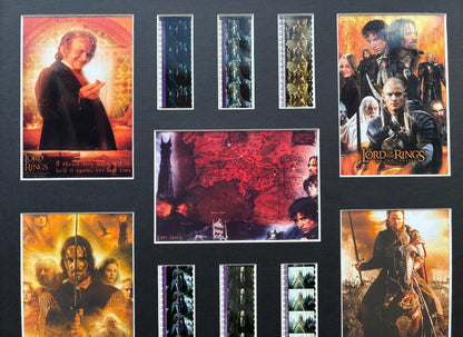 Lord of The Rings Original Trilogy 35mm Film Cells in Quality Wood Frame + COA