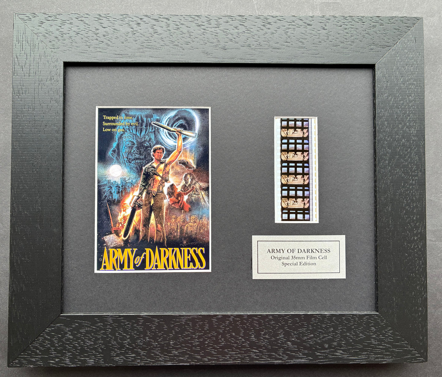 ARMY of DARKNESS Original 35mm Film Cells set in Quality Wood Frame + COA v1