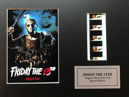 FRIDAY The 13TH 2009 Original 35mm Film Cells set within Quality Wood Frame + COA
