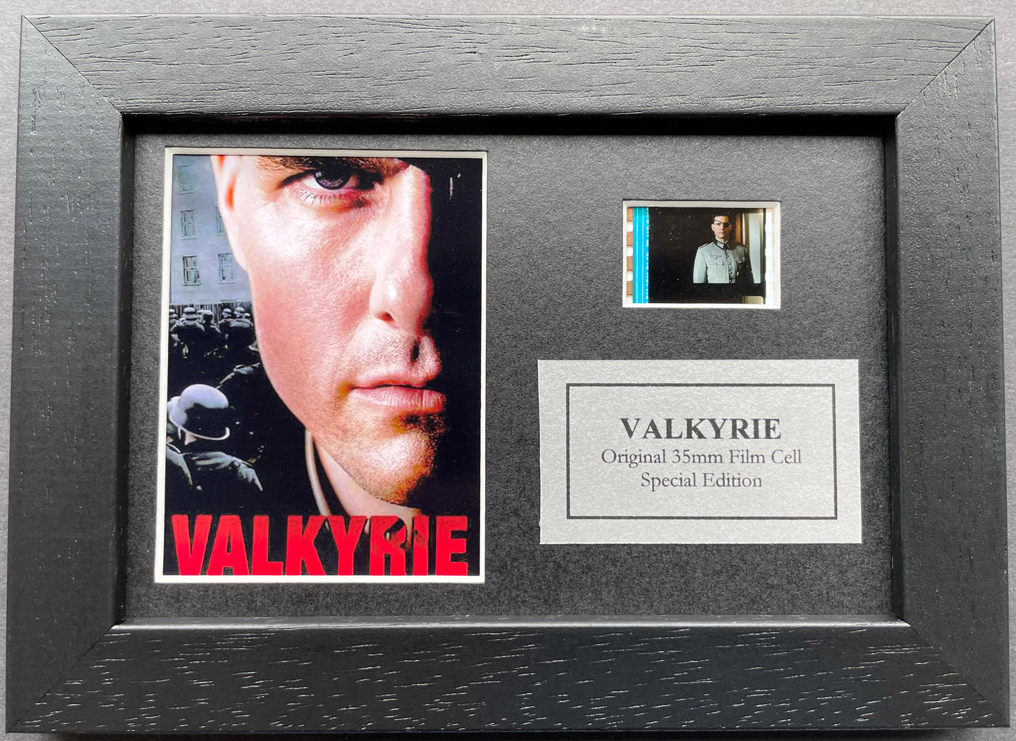 VALKYRIE Original Mini 35mm Film Cells set within Quality Wood Frame + COA