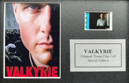 VALKYRIE Original Mini 35mm Film Cells set within Quality Wood Frame + COA