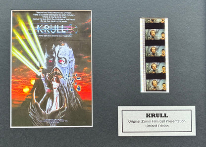 KRULL of 1983 Original 35mm Film Cells set in Quality Wood Frame + COA