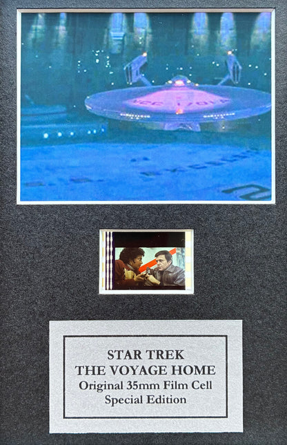 STAR TREK (The Enterprise) The Voyage Home Original Mini 35mm filmcell + COA