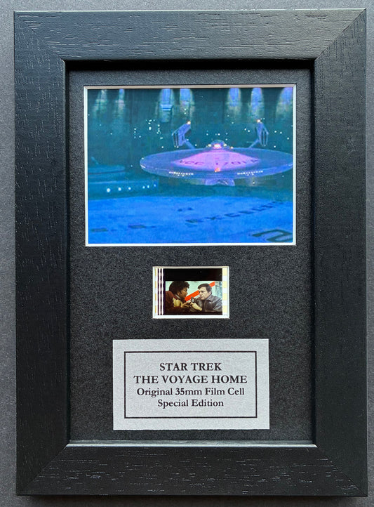 STAR TREK (The Enterprise) The Voyage Home Original Mini 35mm filmcell + COA