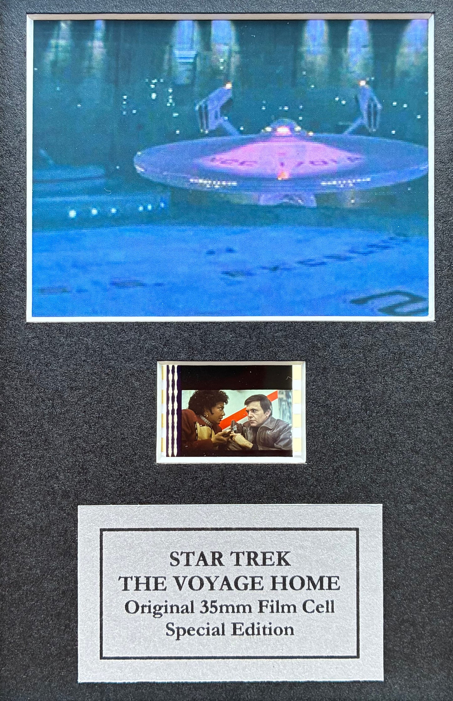 STAR TREK (The Enterprise) The Voyage Home Original Mini 35mm filmcell + COA