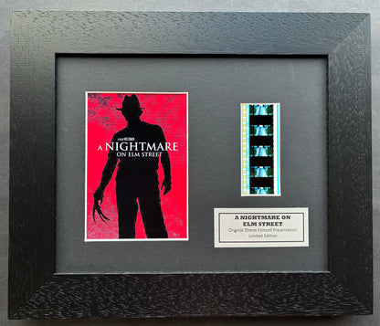 A Nightmare On Elm Street Original 35mm Film Cells in Quality Wood Frame + COA