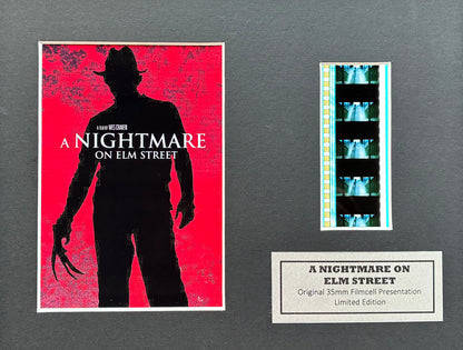 A Nightmare On Elm Street Original 35mm Film Cells in Quality Wood Frame + COA