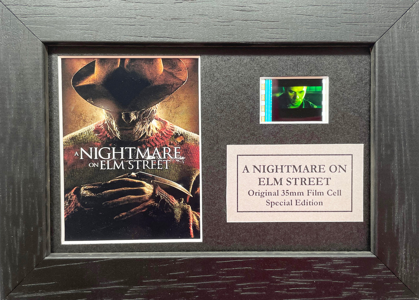 A Nightmare On Elm Street Original Mini 35mm Film Cells in Quality Wood Frame