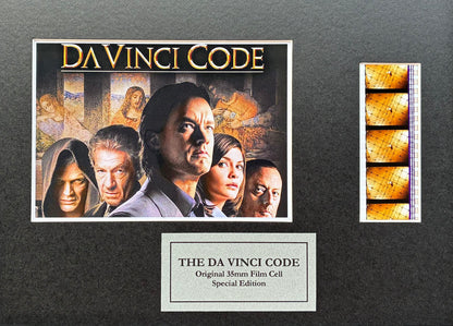 The Da Vinci Code Original 35mm Film Cells set within Quality Wood Frame + COA