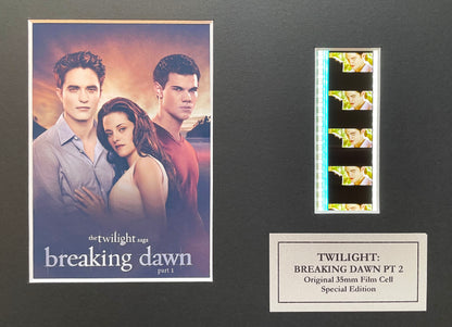 THE TWILIGHT SAGA Original 35mm Film Cells set within Quality Wood Frame + COA