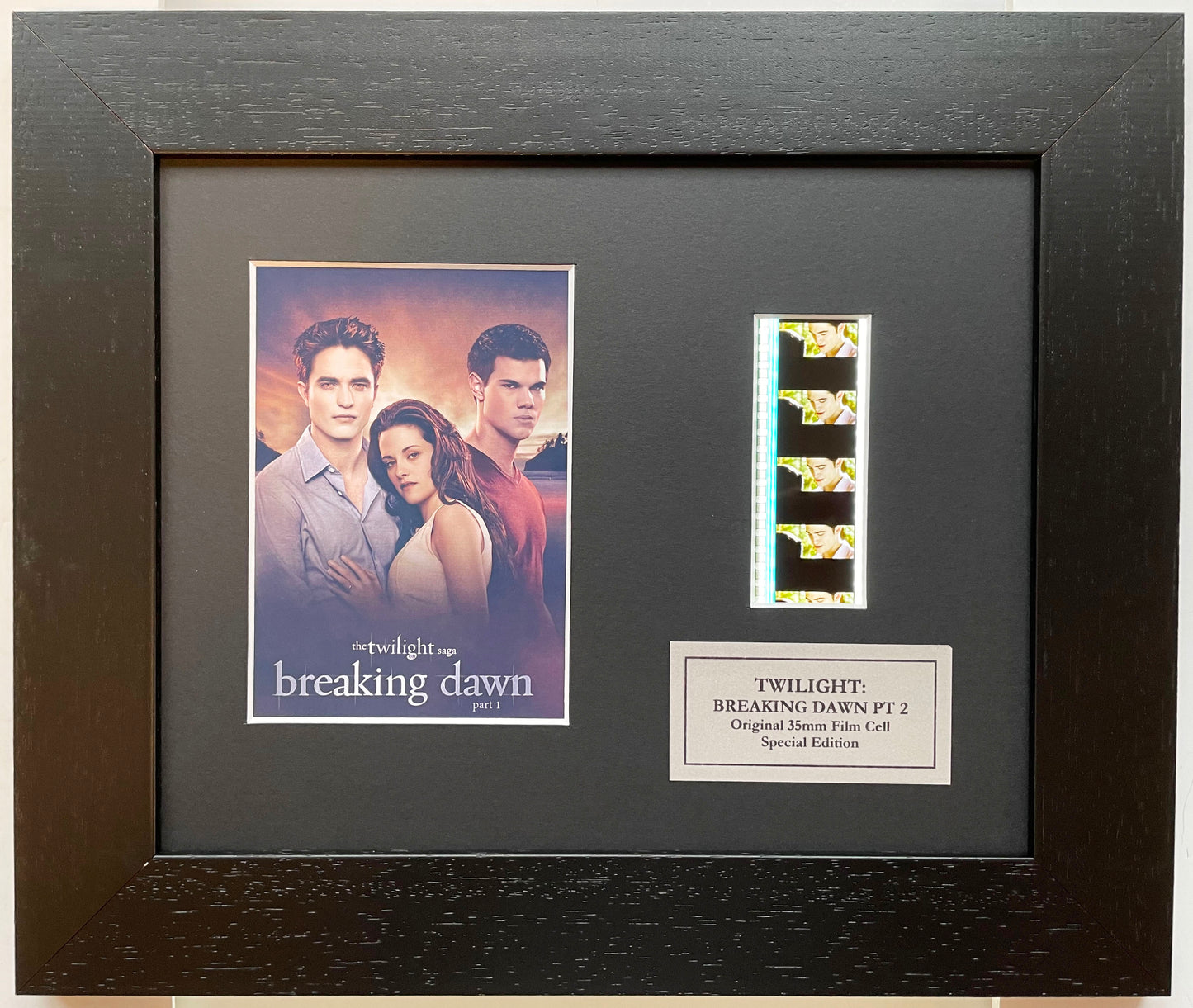 THE TWILIGHT SAGA Original 35mm Film Cells set within Quality Wood Frame + COA