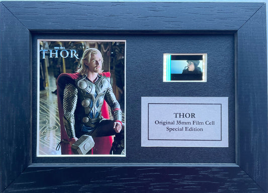THOR Original Mini 35mm Film Cells set in Quality Wood Frame + COA  v2