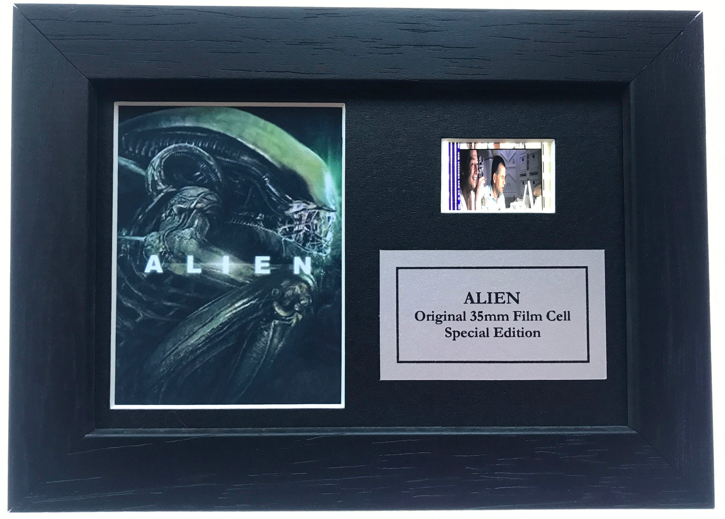 ALIEN 1979 Original Mini 35mm Film Cells set in Quality Wood Frame + COA