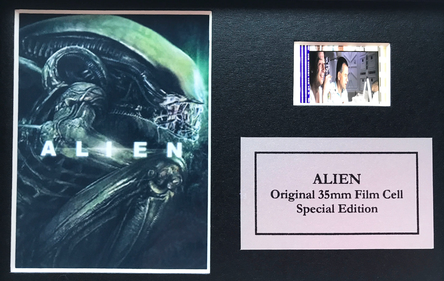 ALIEN 1979 Original Mini 35mm Film Cells set in Quality Wood Frame + COA