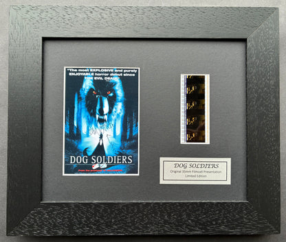 DOG SOLDIERS Cast Signed Original 35mm Film Cells set within Quality Wood Frame