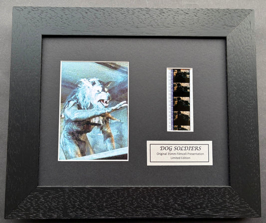 DOG SOLDIERS Original 35mm Film Cells set within Quality Wood Frame + COA