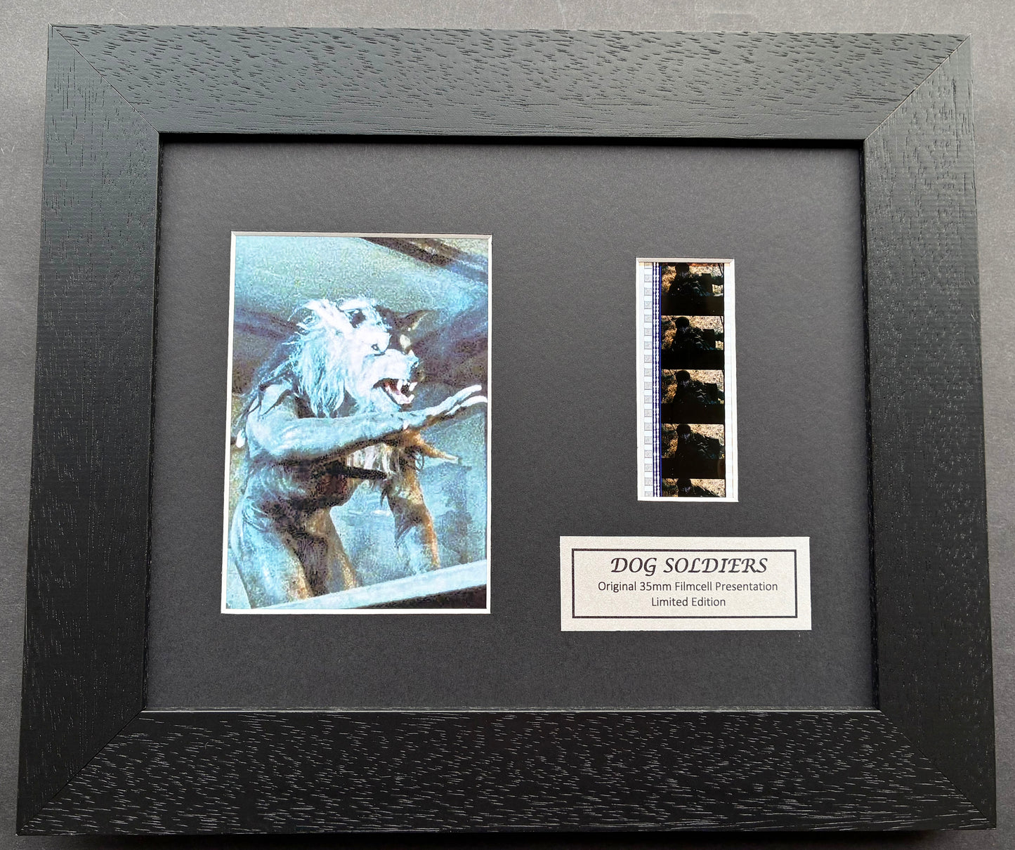 DOG SOLDIERS Original 35mm Film Cells set within Quality Wood Frame + COA