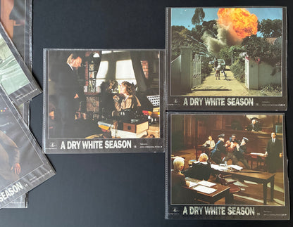 A Dry White Wine Season (1989) Original Lobby Cards x 7 with Donald Sutherland