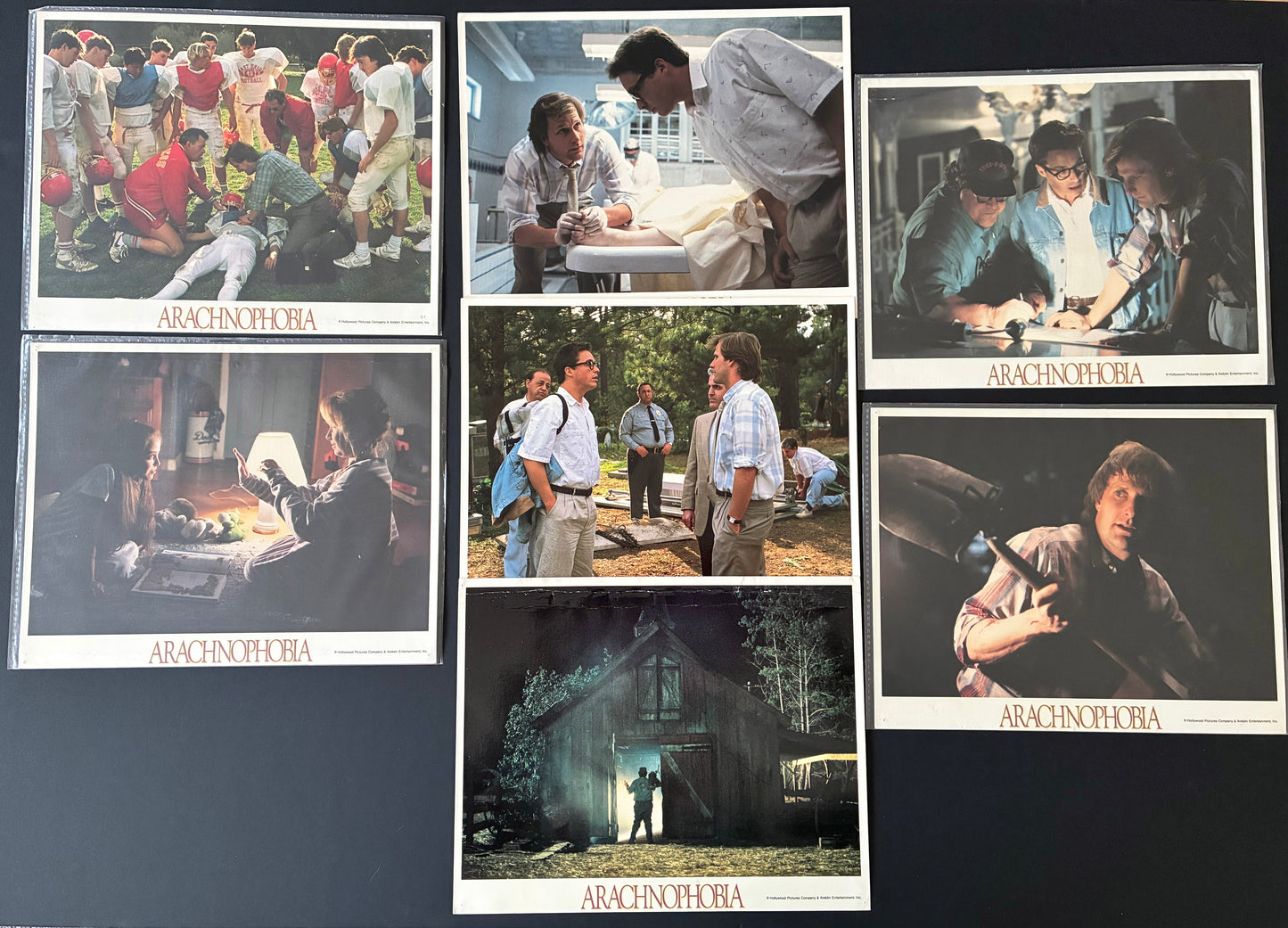 ARACHNOPHOBIA (1990) Original Lobby Cards x 7 with Jeff Daniels