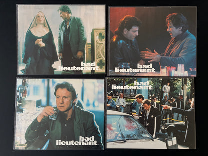 BAD LIEUTENANT (1992) Original Lobby Cards x 4