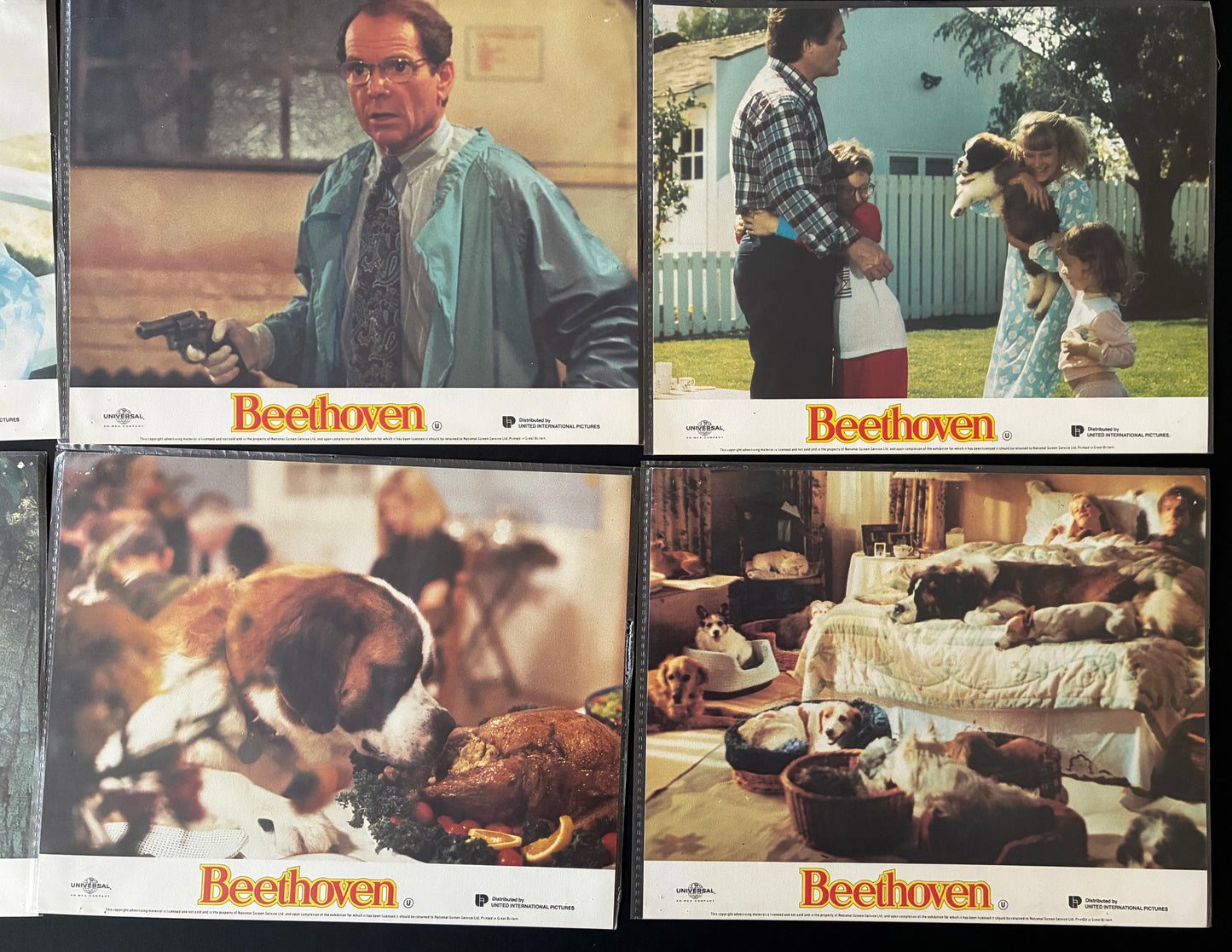BEETHOVEN (1992) Original Lobby Cards x 10 with Charles Grodin