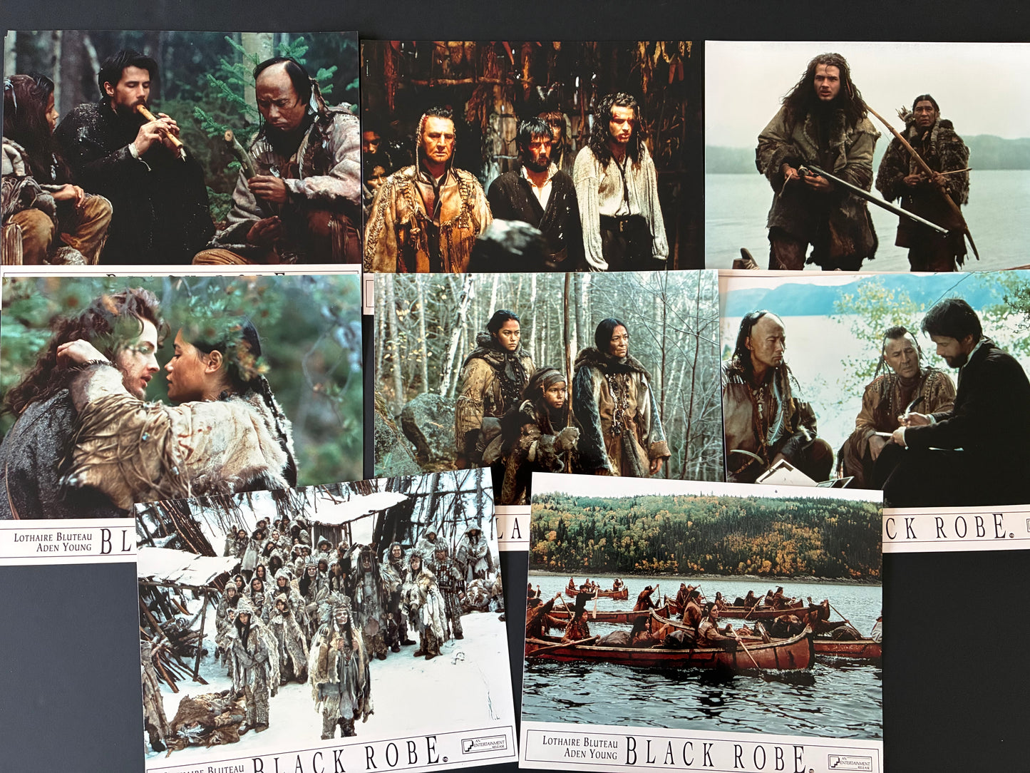 BLACK ROBE (1991) Original Lobby Cards x 8 with Aden Young