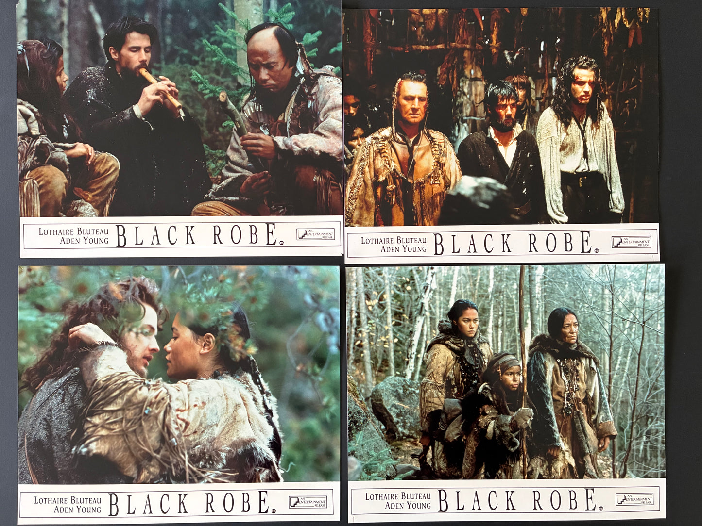BLACK ROBE (1991) Original Lobby Cards x 8 with Aden Young