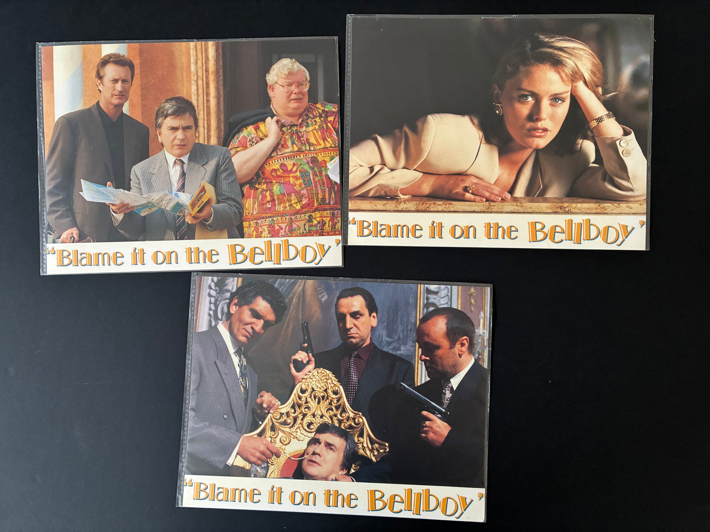 Blame It On The Bellboy (1992) Original Lobby Cards x 7 with Dudley Moore