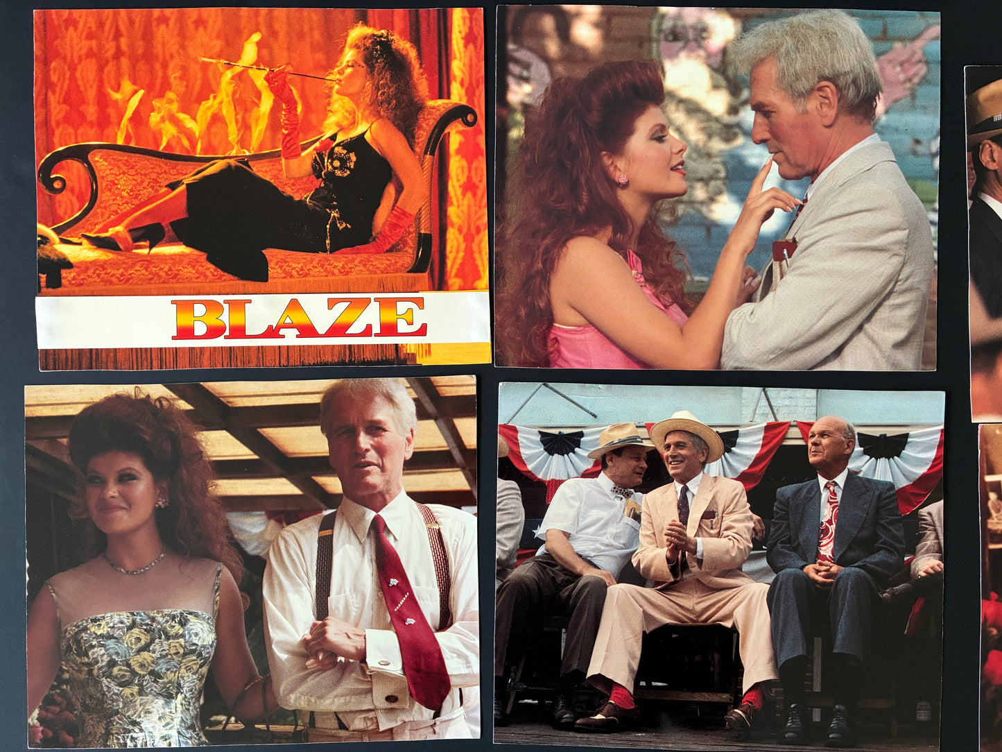 BLAZE (1991) Original Lobby Cards x 8 with Paul Newman & Lolita Davidovich