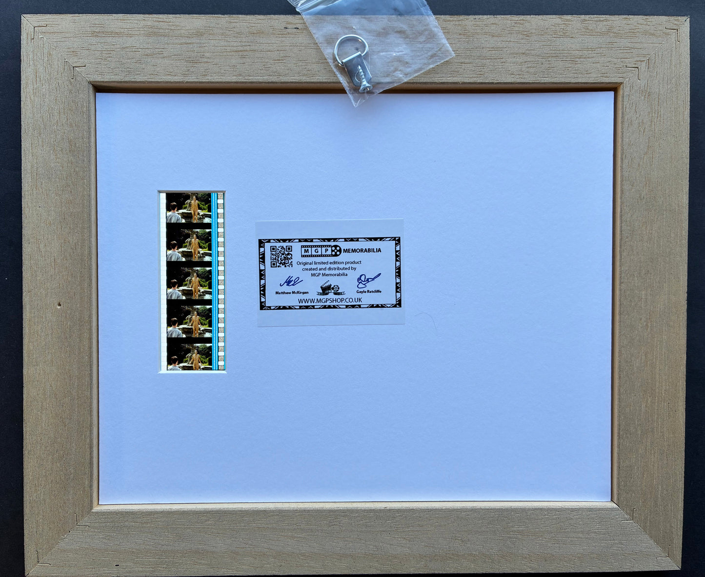 ATONEMENT of 2007 Original 35mm Film Cells set in Quality Wood Frame + COA