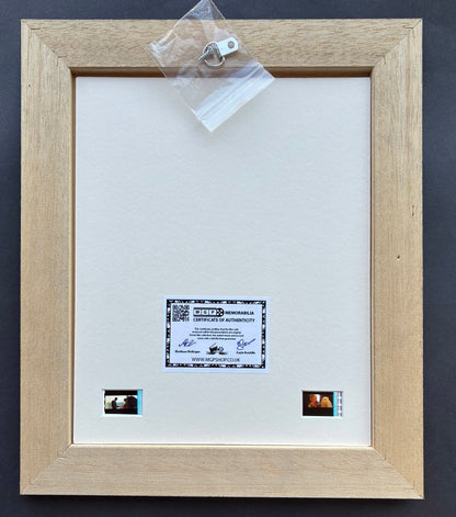 MAMMA MIA poster + Original 35mm Film Cells set in Quality Wood Frame + COA